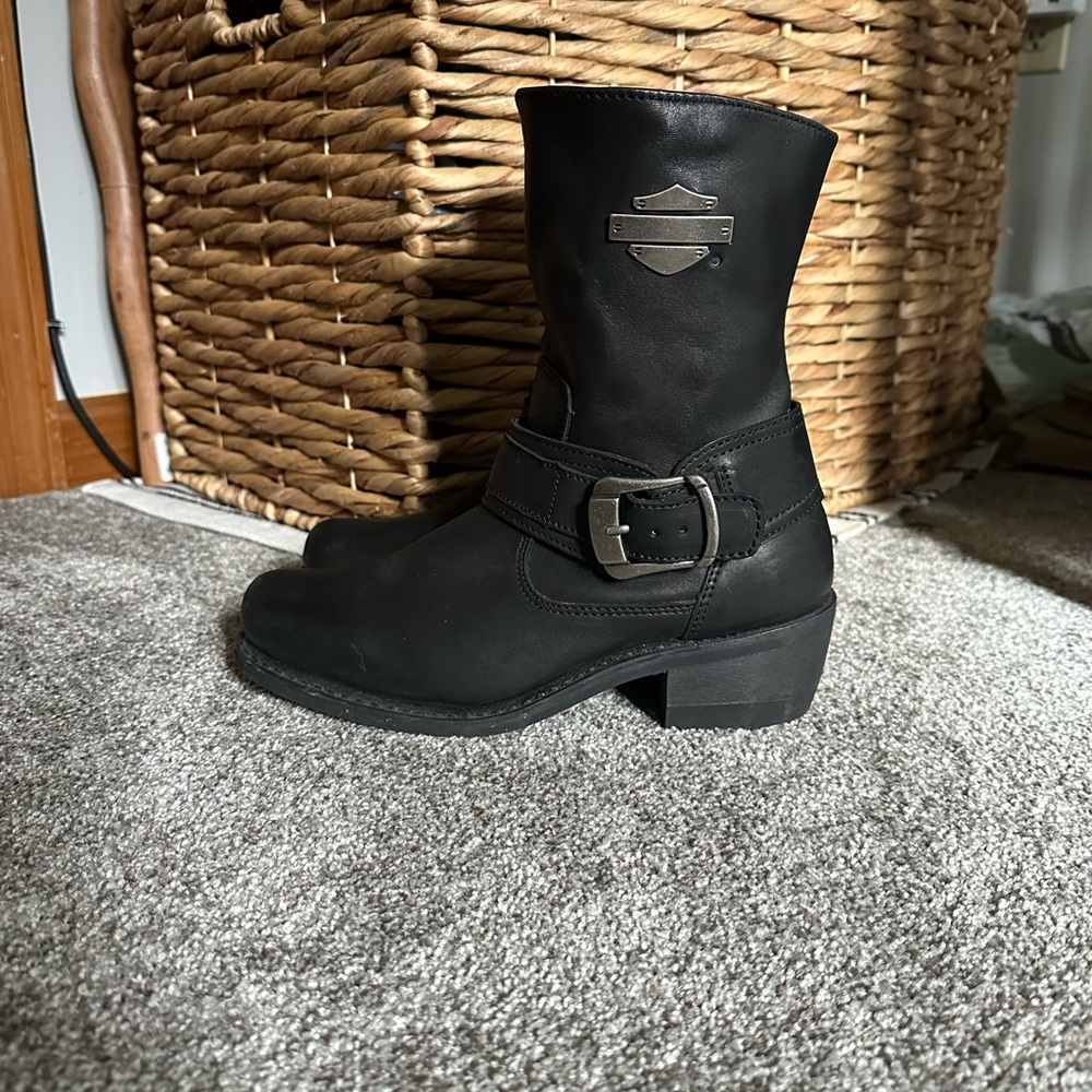 Harley Davidson Leather Boots